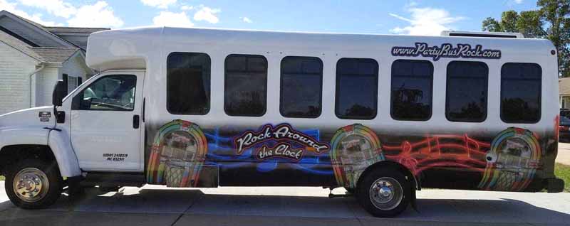 Party Bus Rock Adventures rental Bus2