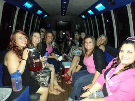 Bachelorette party pub crawl transportation that rocks!