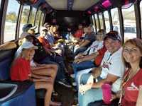 Misssouri special event charter shuttle bus photo gallery