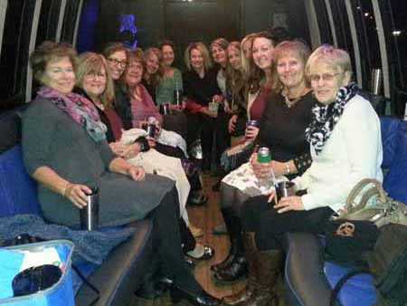 co-workers took charter shuttle to the St. Louis Symphony together.