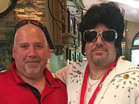 Even Tony, the party bus driver, got to meet Elvis.