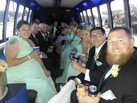 Transporting a wedding party from Hannibal to Defiance, MO.